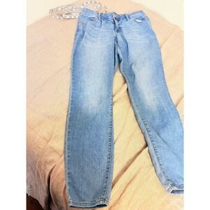 Old Navy Super Skinny Jeans Womens Size 2 Short Mid Rise Stretch Denim Blue